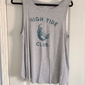 Grey Mermaid Muscle Tee